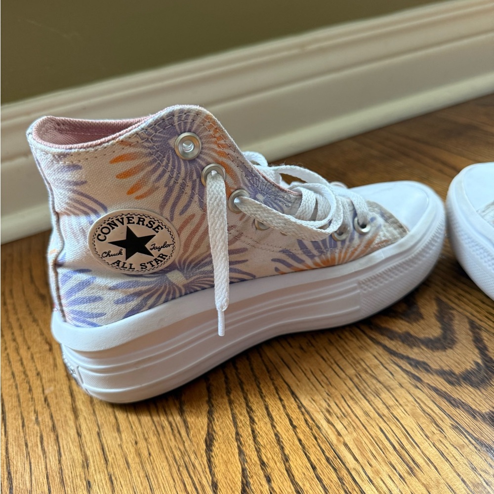 Converse Multicolor Floral High-Top Sneakers